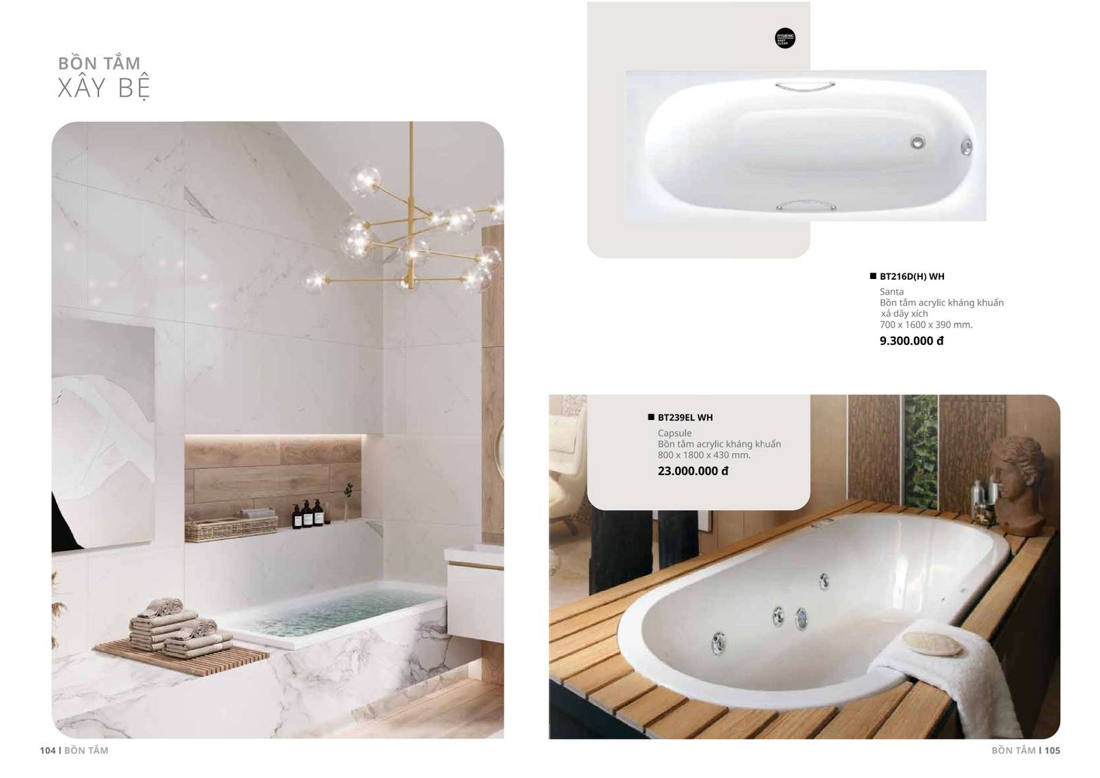 Thiết bị vệ sinh COTTO Catalogue và Bảng giá mới nhất 2025 /Page 51